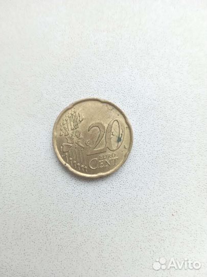 Монета 20euro cent
