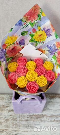 Шоколадные розы букет