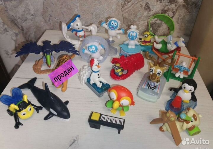 Игрушки Kinder maxi, разные серии