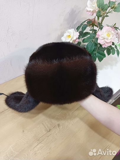 Норковая шапка мужская