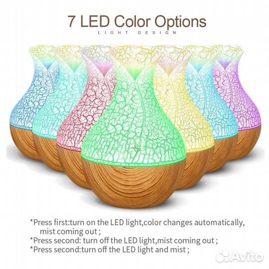 Светодиодный увлажнитель воздуха/арома, новый