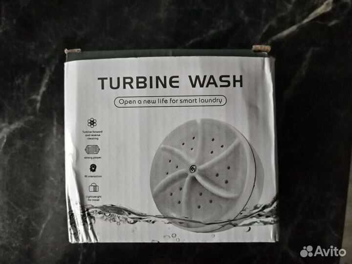 Ультразвуковая стиральная машинка turbine wash