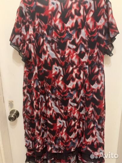 Женские блуза и платье 62-64 разм