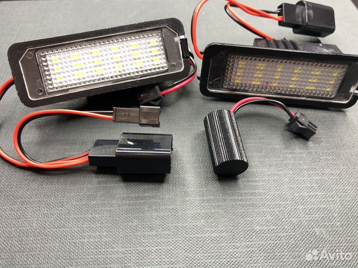 Led подсветка номера VW polo, Passat