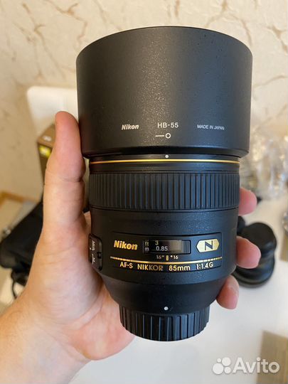 Объектив nikon 85mm 1.4G