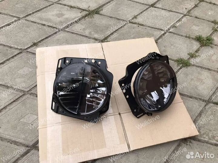 Фары VW Golf 2 83-91 тонированные галоген