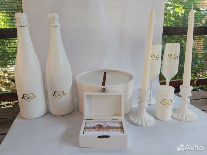 Свадебные аксессуары на стол