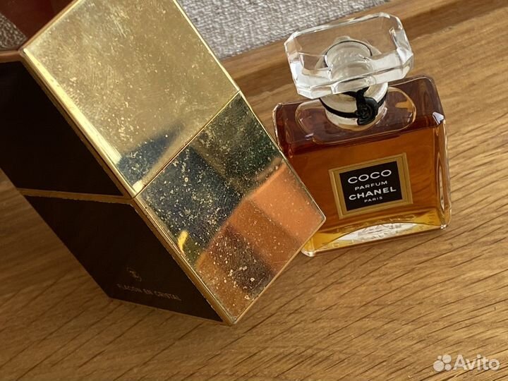 Духи винтаж Coco Chanel 7,5ml 1985 гв Хрусталь