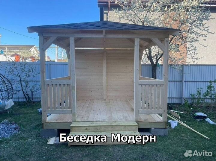 Беседки. Привезём и установим за 1 день