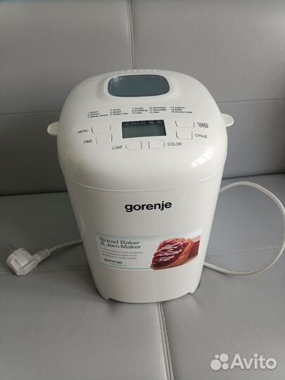 Хлебопечка gorenje BM900WII, практически новая