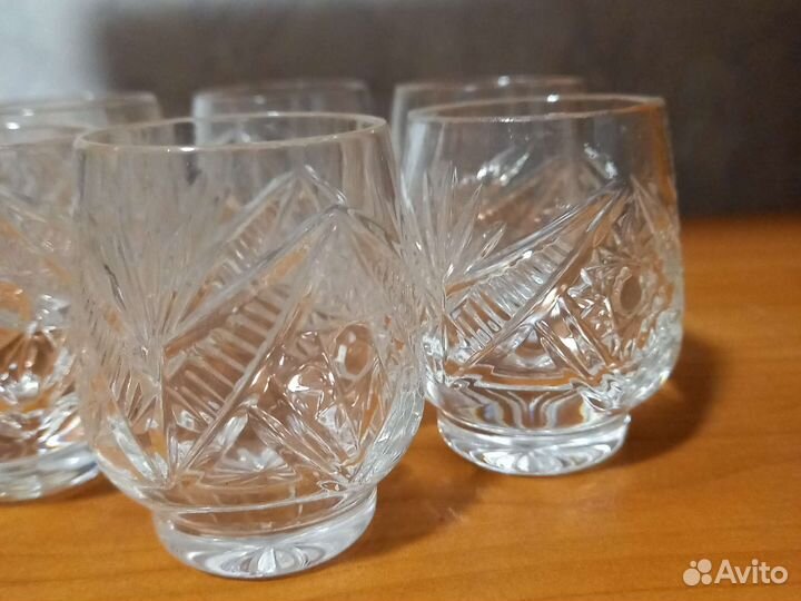 Стопка рюмки хрусталь