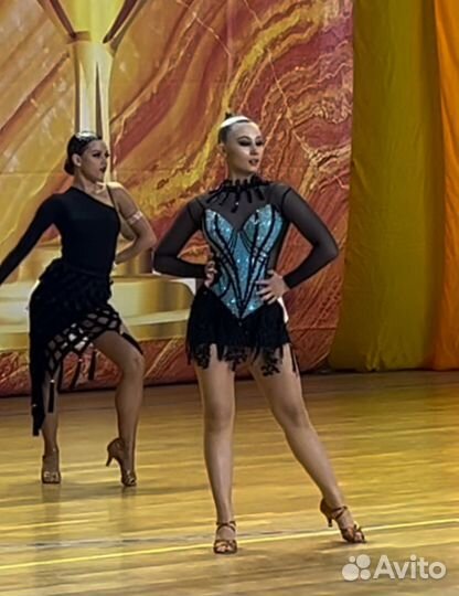 Платье для бальных танцев латина ю2 молодежь