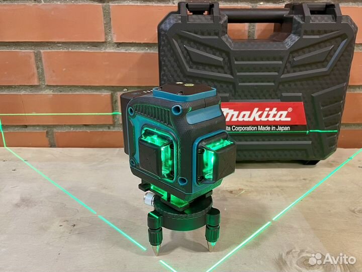 Лазерный уровень makita 4D нивелир 12 линий