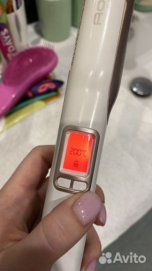 Плойка-выпрямитель rowenta pro curling system