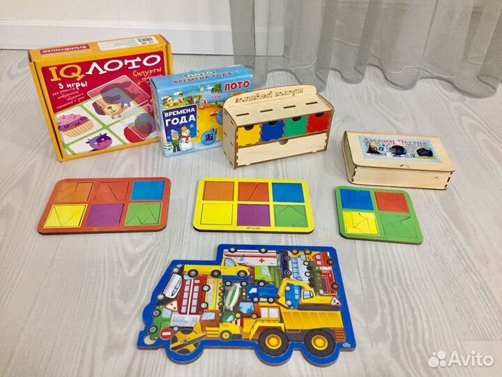 Развивающие деревянные игрушки