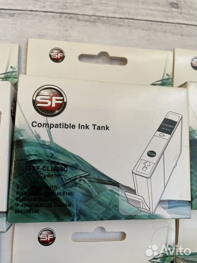 Картриджи цветные и черные