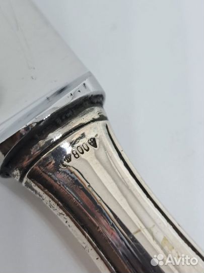 Нож десертный серебро 800 проба, 44,23 гр