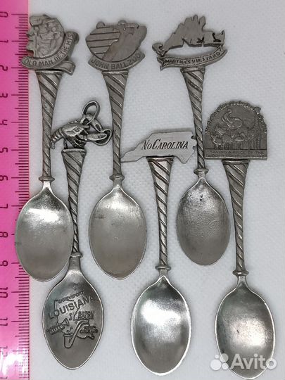 Оловянные сувенирные ложечки