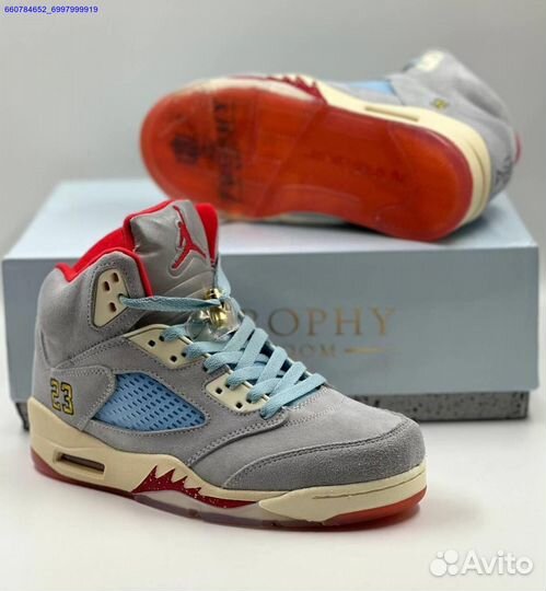 Кроссовки Trophy Room x Air Jordan 5 (Арт.37977)