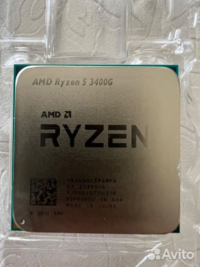 Процессор amd ryzen 5 3400g