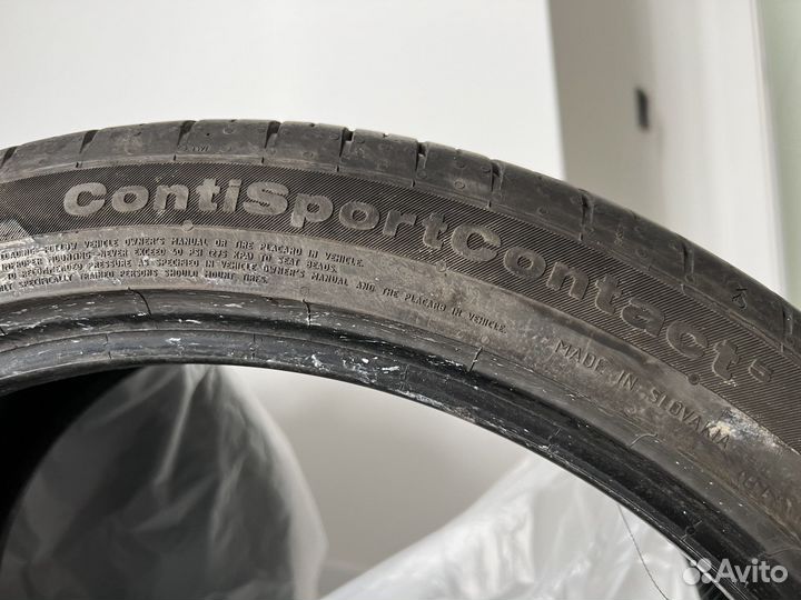 Continental ContiSportContact 5 225/40 R19 и 255/40 R19 93Y