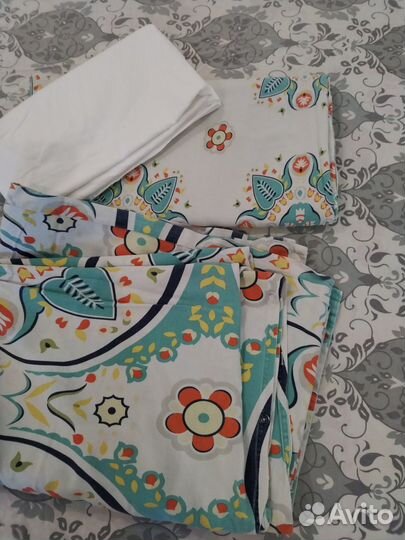 Комплект Постельное белье 2х сп бу 100%хлопок