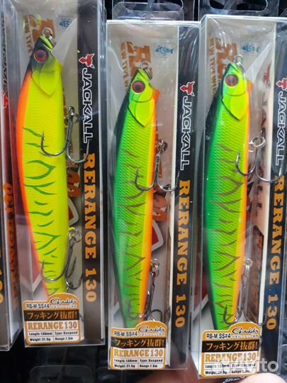 Воблеры на щуку Jackall Rerange 110 и 130