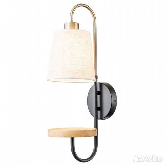 Бра escada Aspen E14 1х40Вт черный дерево