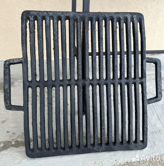 Чугунная решетка гриль