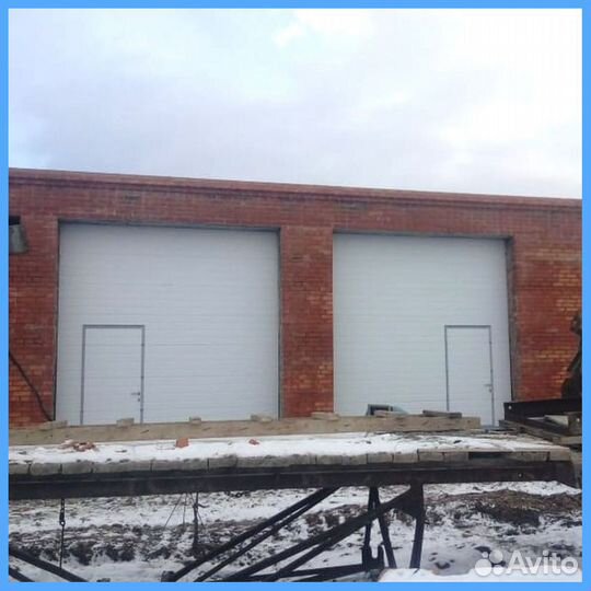 Автоматические секционные гаражные ворота