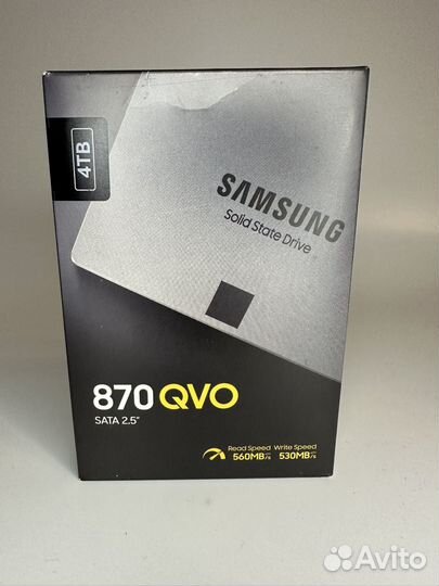 Новый Samsung SSD 870 QVO 4TB