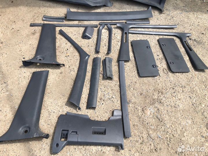 Пластик салона багажника toyota rav4 1 xa10