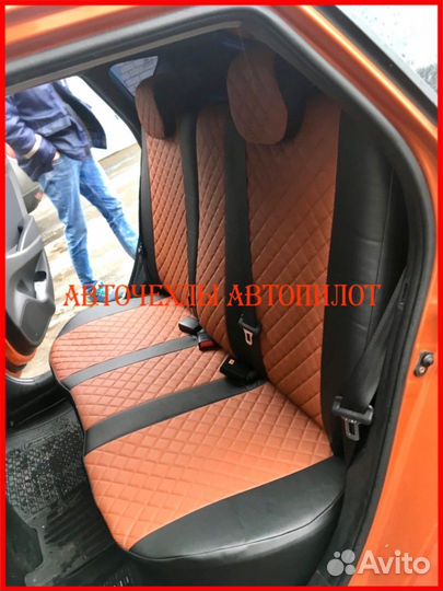 Чехлы Автопилот Hyundai Solaris 1 Sd из экокожи