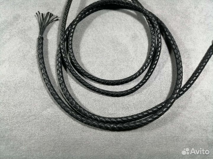 Шнур кожаный плетёный 6мм