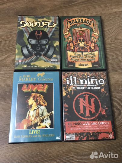 Dvd диски с различными live выступлениями
