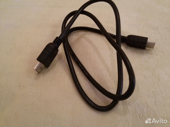 Шнур hdmi новый 78см прямой