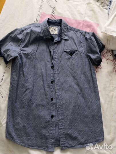 Рубашка для мальчика подростка 152