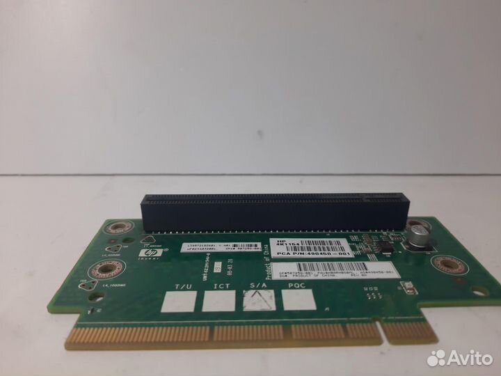 Подьемная карта HP DL180 G6 PCI-E x16 490450-001