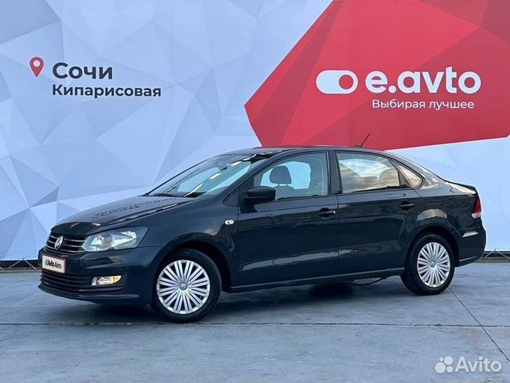 Volkswagen Polo 1.6 AT, 2017, 158 000 км