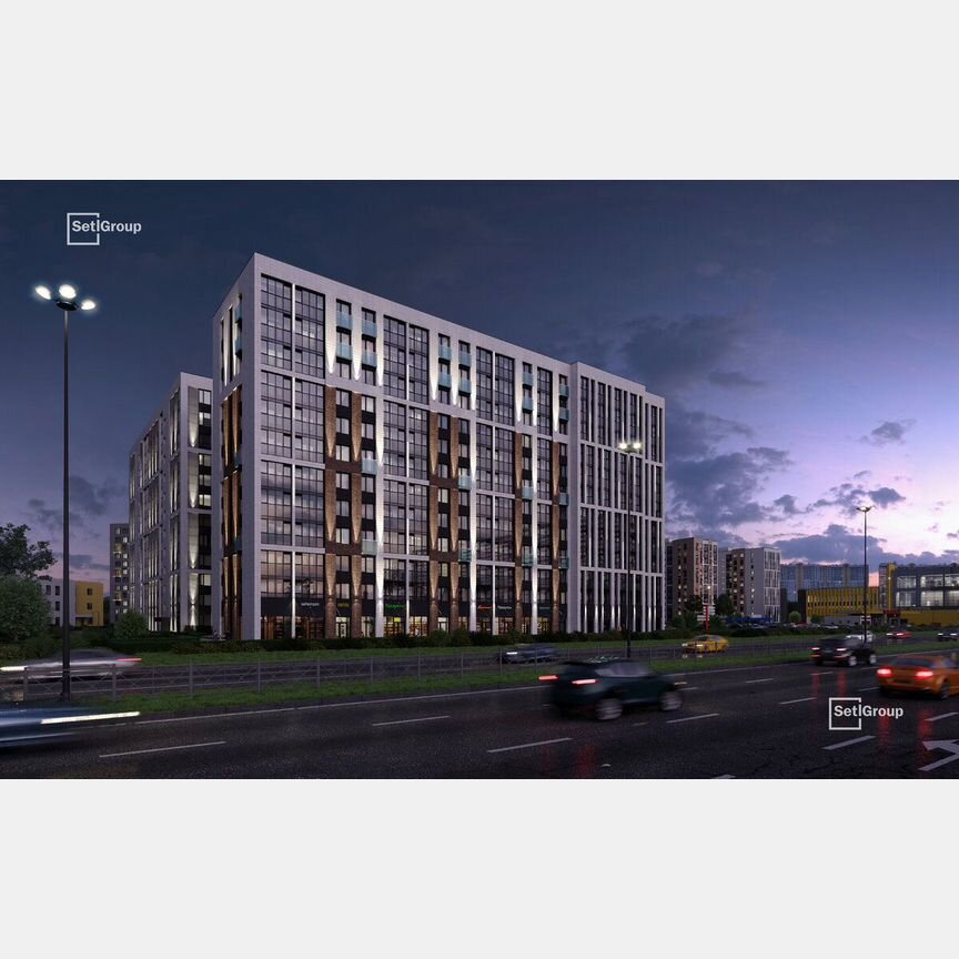 1-к. квартира, 38,9 м², 1/12 эт.