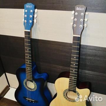 Гитара акустическая новая шестиструнная