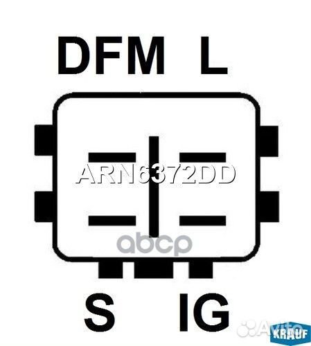 ARN6372DD krauf Регулятор генератора ARN6372DD