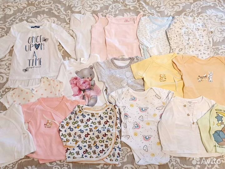 Одежда для девочки 0-12 мес пакетом