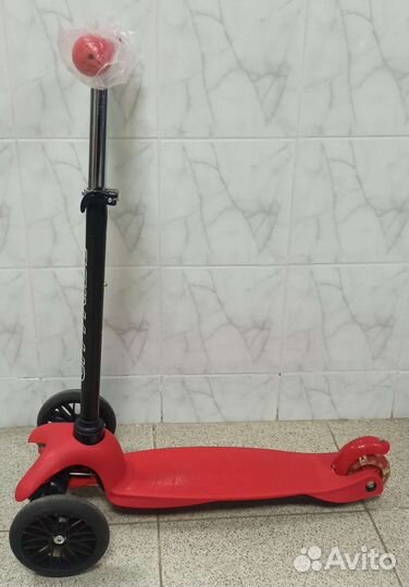 Самокат 3х-колесный city-ride CR-S4-01, красный