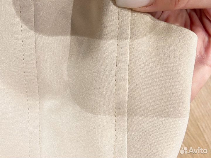 Корсет Toptop бежевый на шнуровке