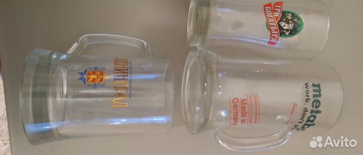 Пивные бокалы, кружки