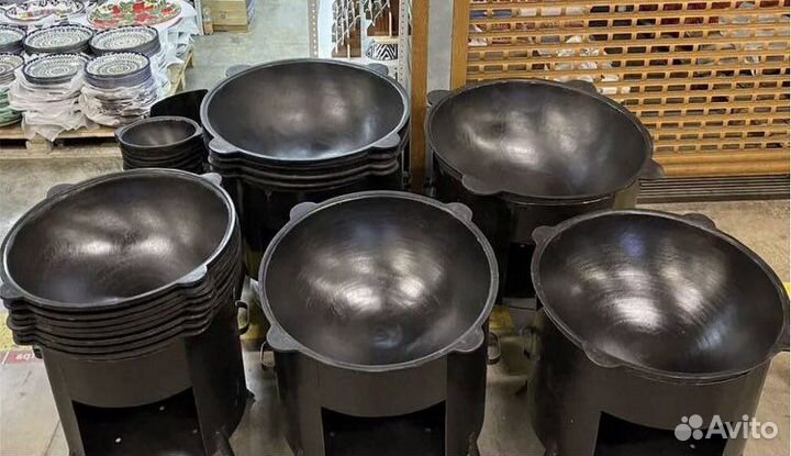 Казан чугунный Приемиум с ручками