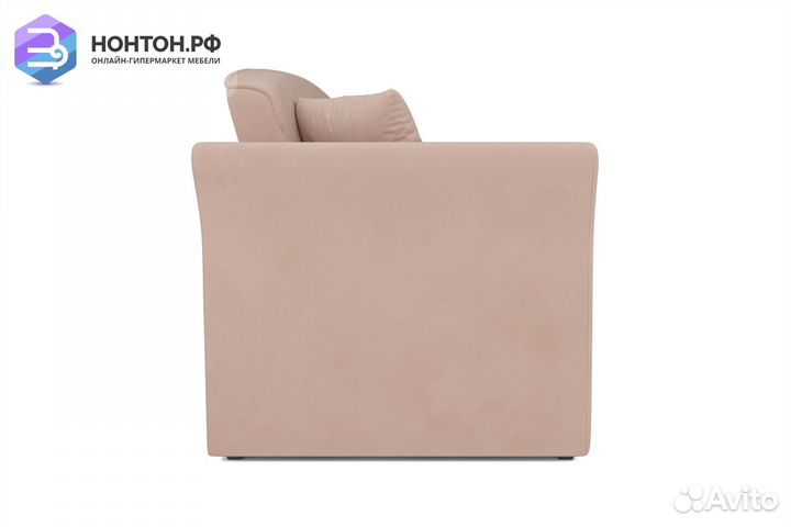 Диван выкатной Малютка 2 микровельвет бежевый