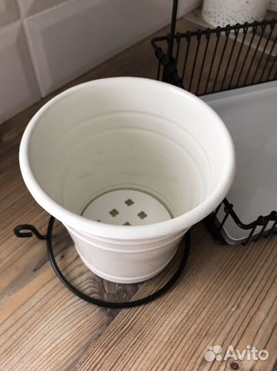 Финторп икея корзина и ведерко для рейлинга