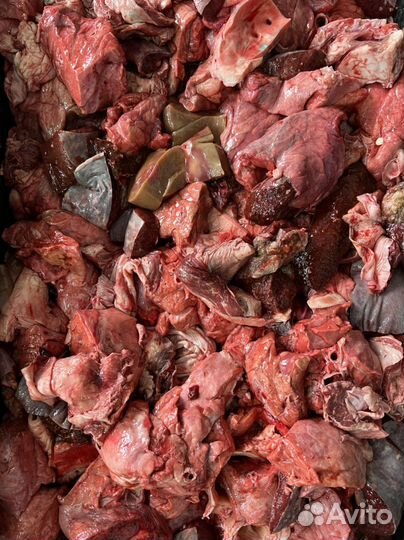 Говяжье мясное ассорти (корм для собак)